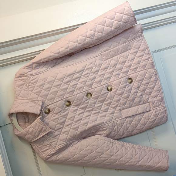 Chico's Jackets & Blazers - Chico's Pink Quilted M Lightweight Coat